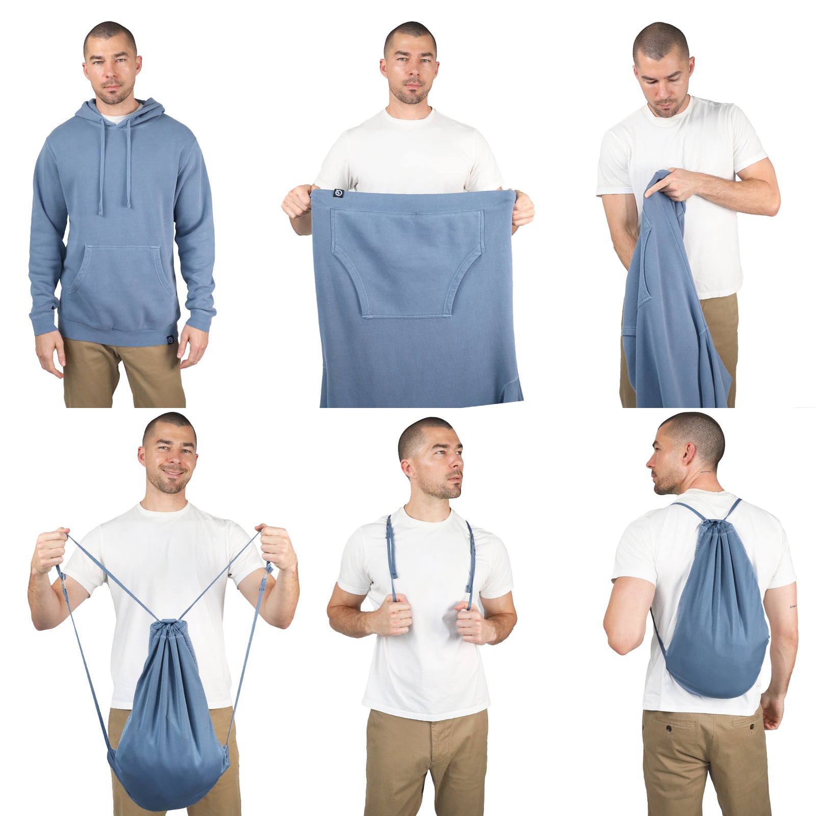 Journey Pullover Hoodie (Slate Blue)