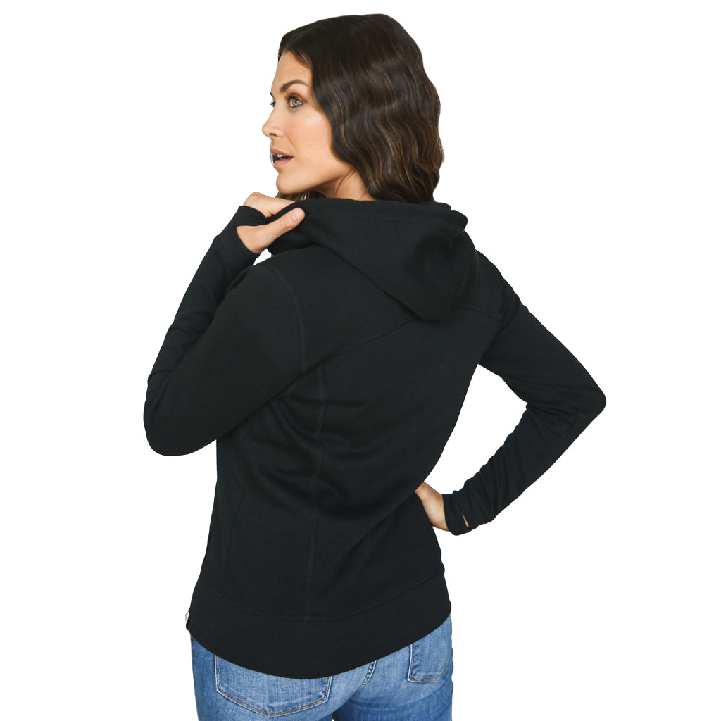 Hero Hoody, Womens L - Black