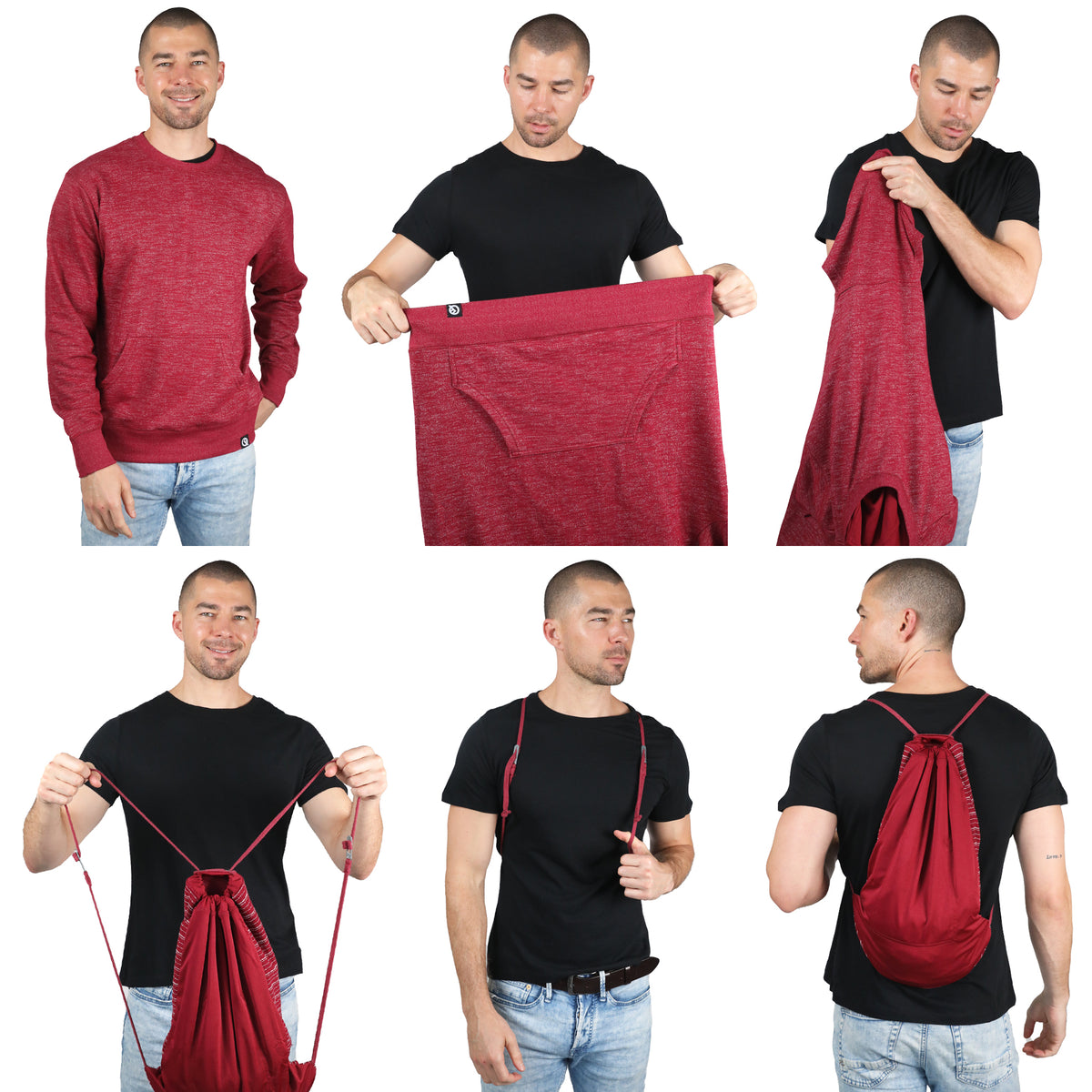 Hermosa Crew (Rojo Cardenal)