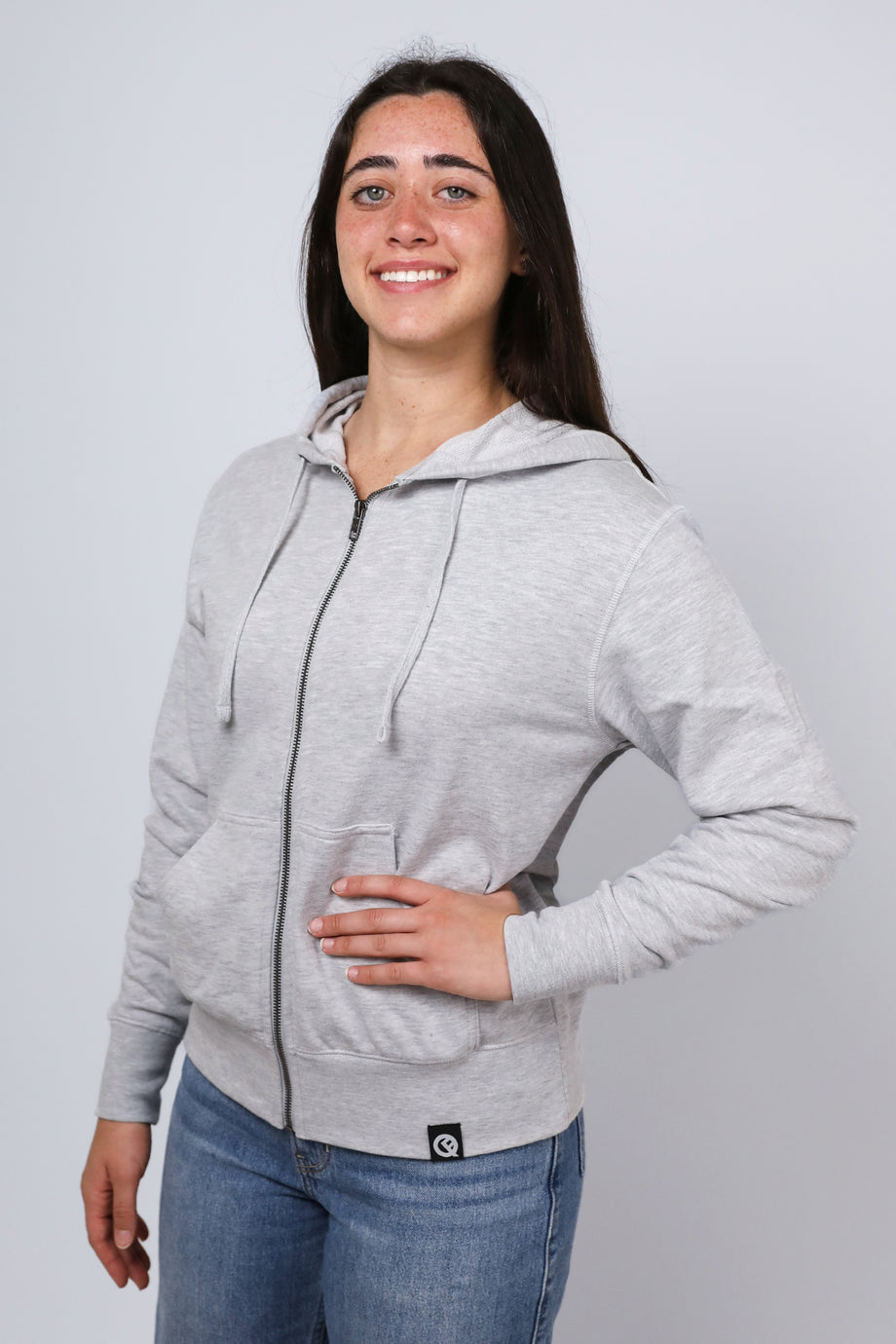 Cool morning. Wear it like any other hoodie.