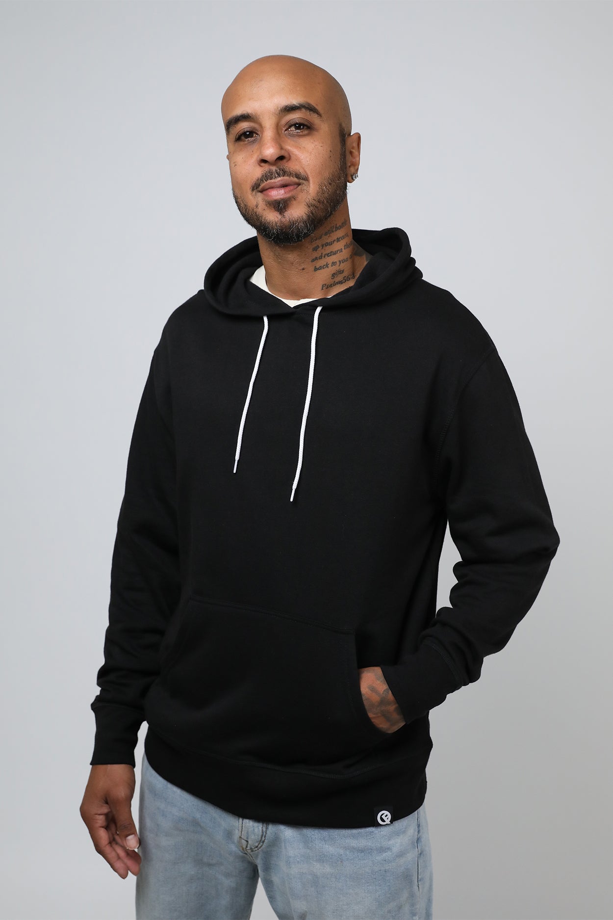 Hero Hoodie Lite Pullover (Black)