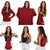 Women's Hero Hoodie Lite (Crimson Cherry)