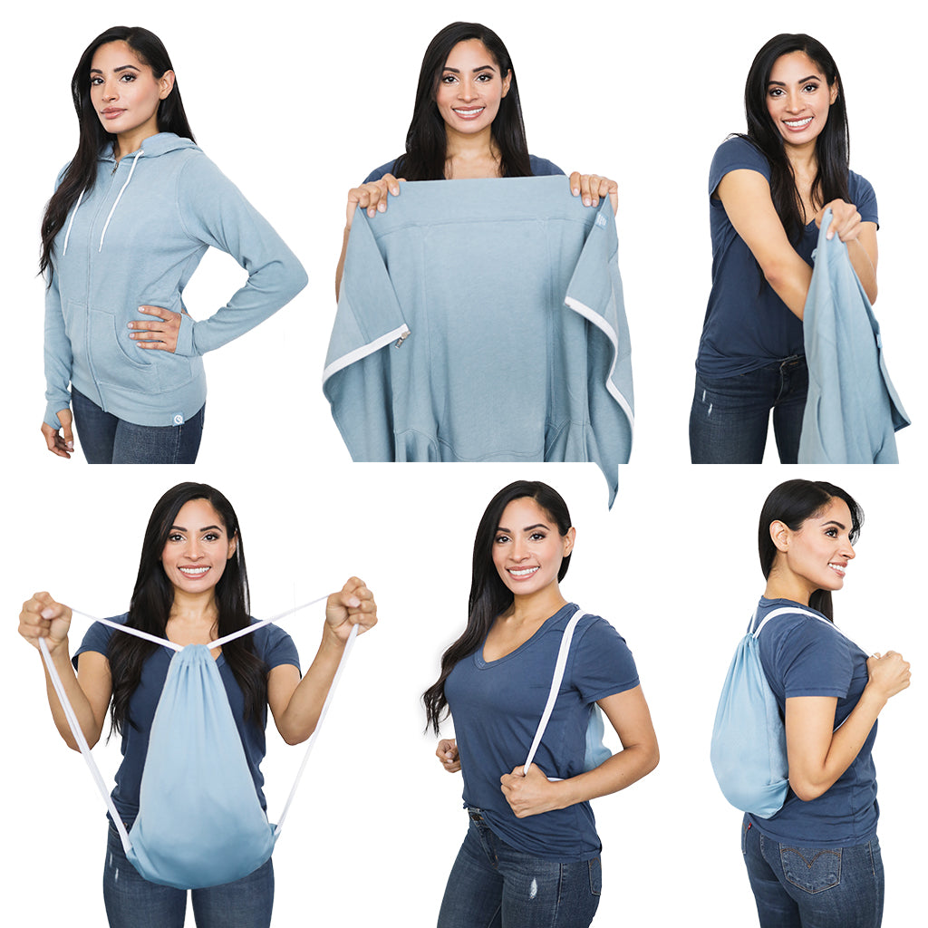 Women's Hero Hoodie Lite (Misty Blue)