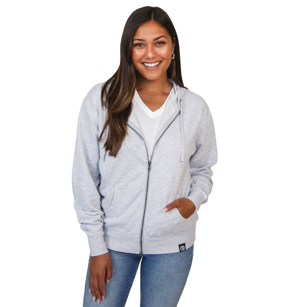 Hero Hoodie Classic Heather Gray Quikflip Apparel