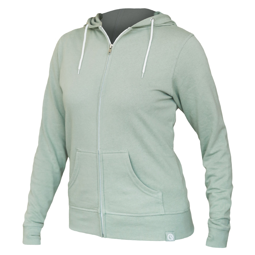 Sage Zip Up Hoodie