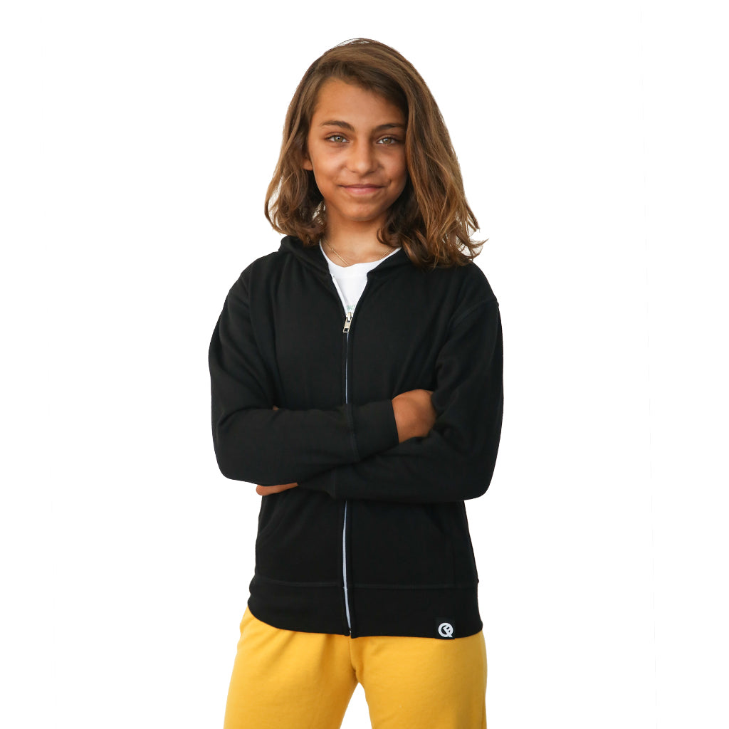 Kids' Hero Hoodie Lite (Black)