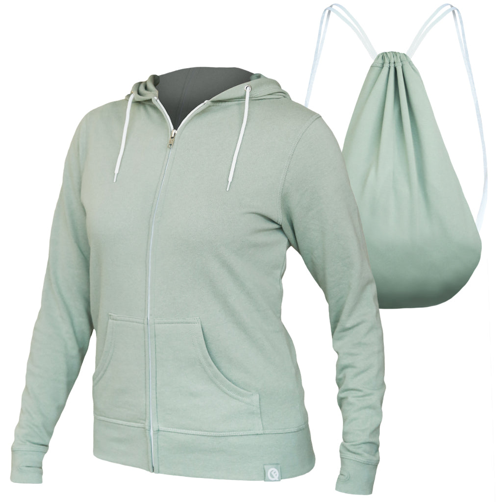 Sage zip up hoodie outlet