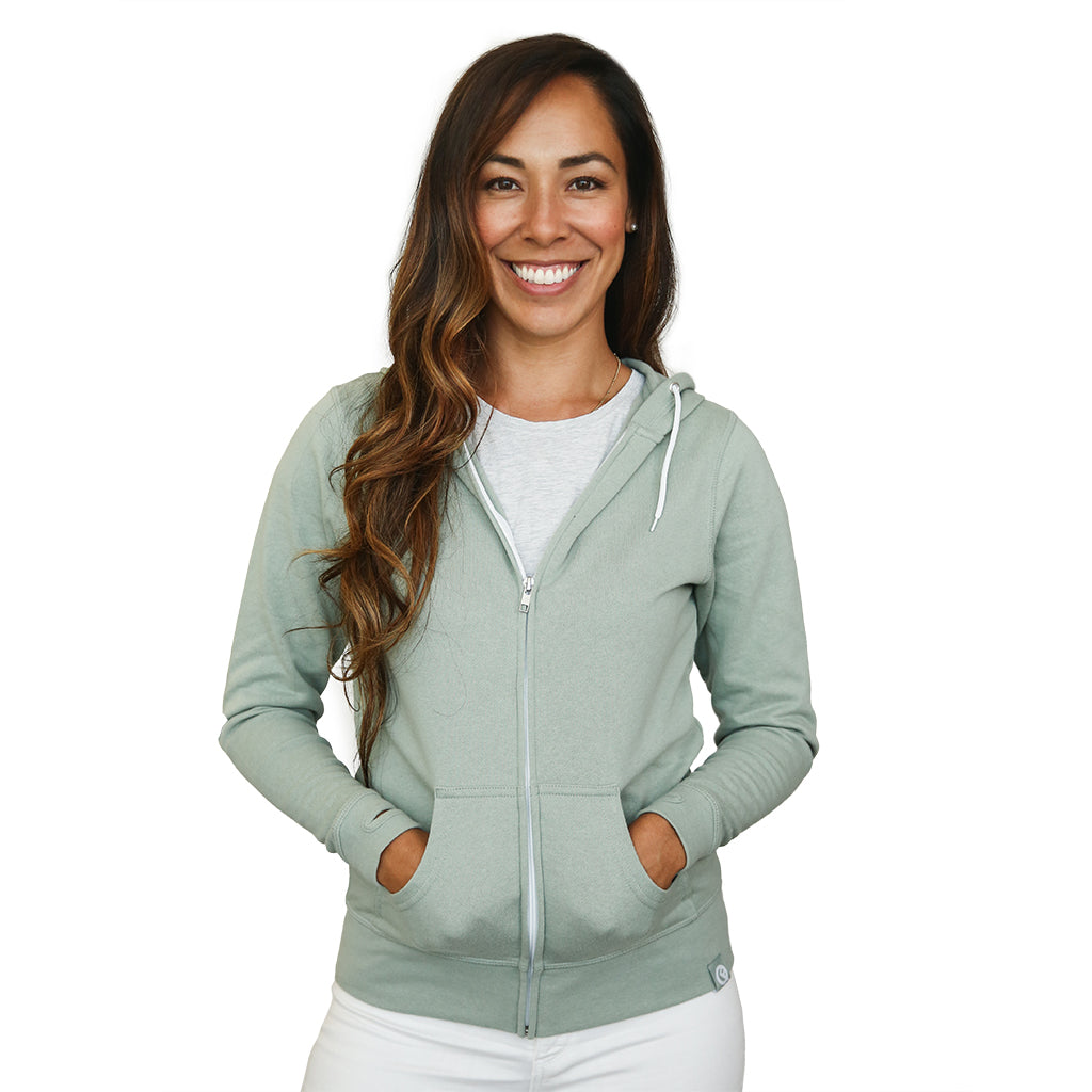Sage hotsell zip hoodie